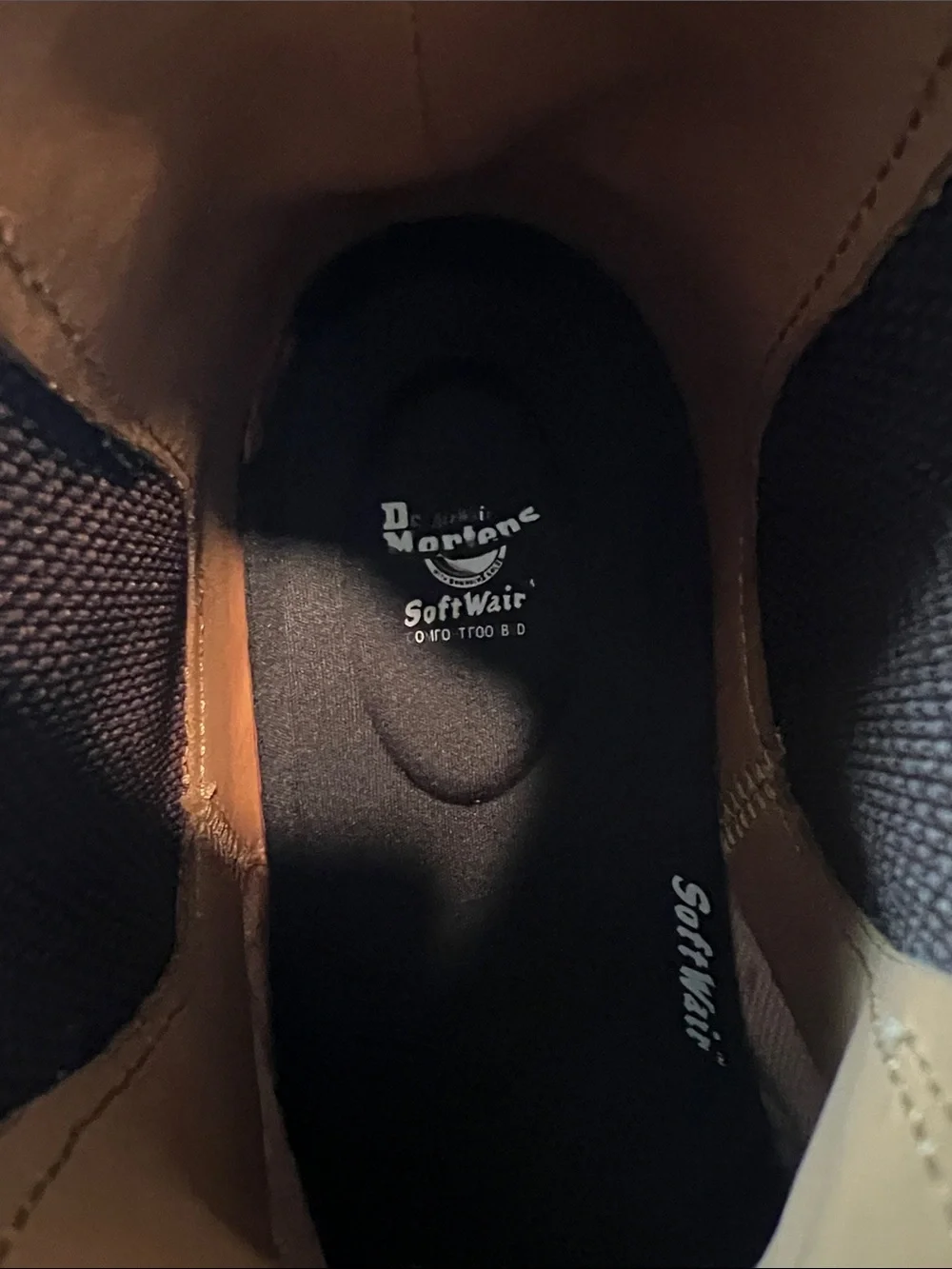 Dr. Martens Brown Leather Chelsea Boots with Yellow Stitching